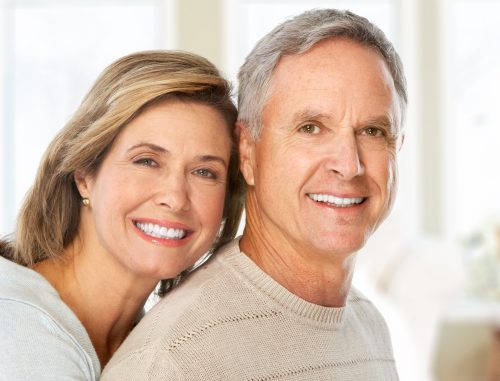 couple with teeth whitening