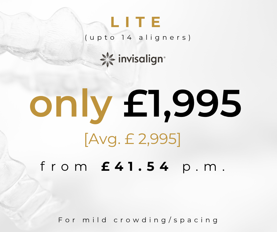 Invisalign Lite aligner price £1995