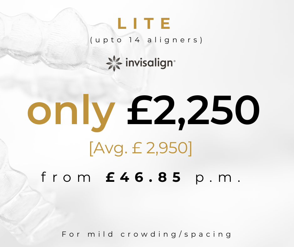 Invisalign Lite aligner price £2250