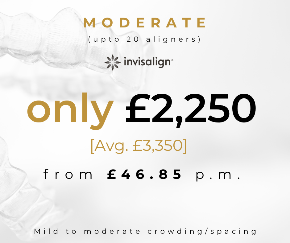 Invisalign Moderate aligner price £2250