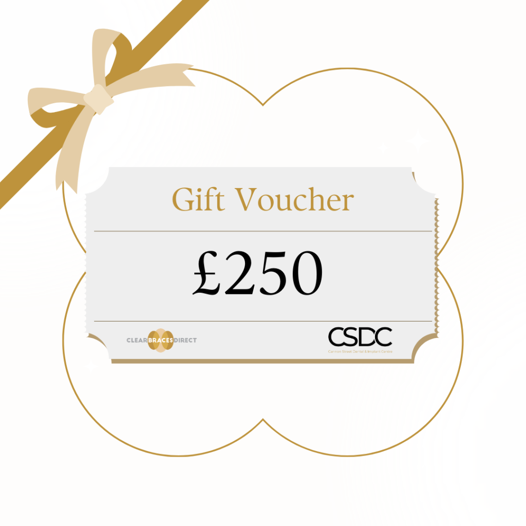 Gift Voucher £250 Dental Shop Clear Braces Direct